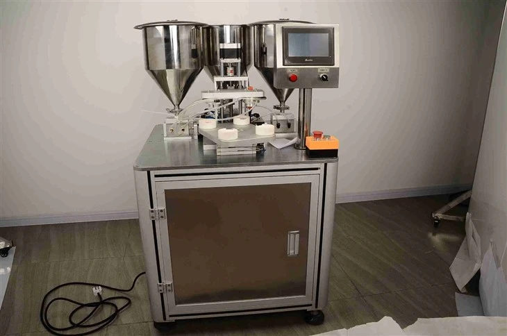 Multi Color BB CC Cream Air Cushion Filling Machine factory