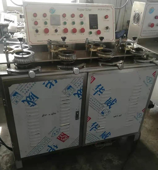 Four rollers rope sizer Four rollers rope sizer